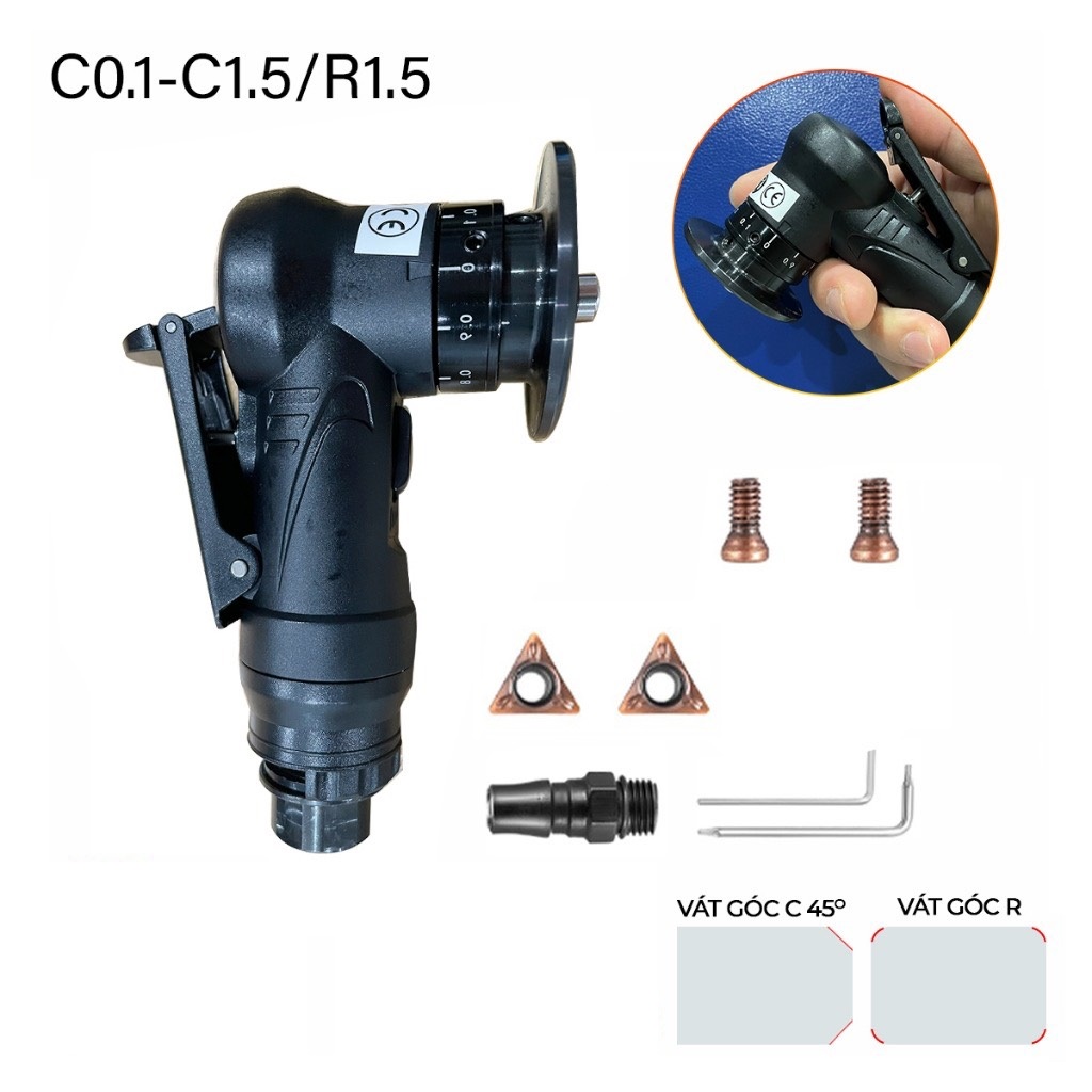 Máy hơi vát cạnh Keni DJ-60